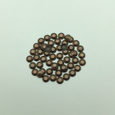 Respetuoso del medio ambiente material de cristal del diamante artificial de Hotfix bujía métrica para los sombreros/los vestidos