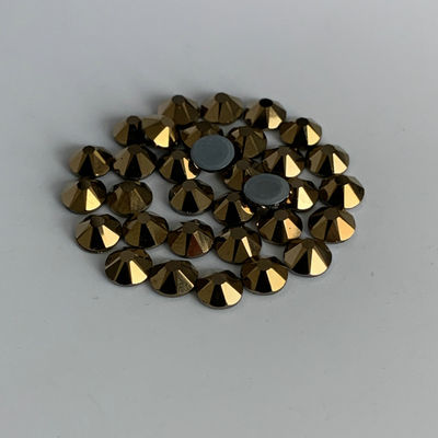 Los diamantes artificiales traseros señalados redondos/la piedra durable chispea los diamantes artificiales