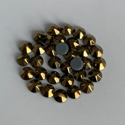 Los diamantes artificiales traseros señalados redondos/la piedra durable chispea los diamantes artificiales
