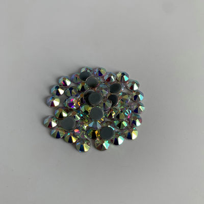 Diamantes artificiales coreanos del azul real, cristales de cristal SS4 de la parte posterior plana a Ss40
