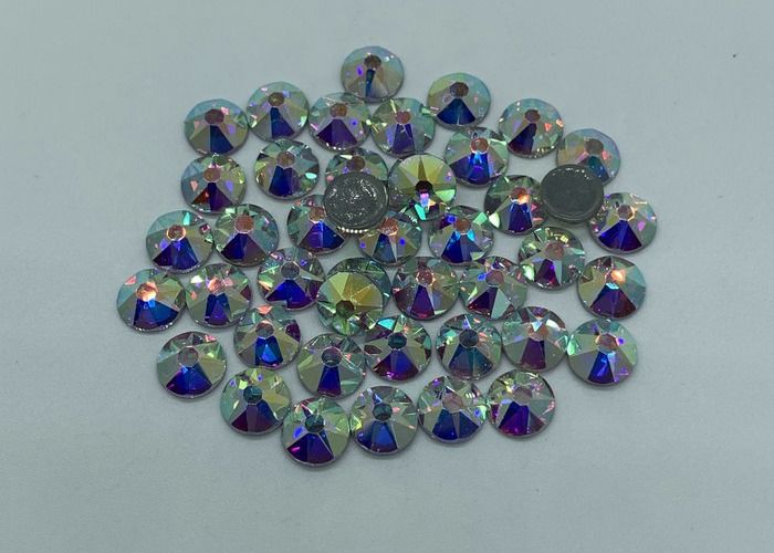 Botones del diamante artificial de Bling bujía métrica para el multicolor de la ropa opcional